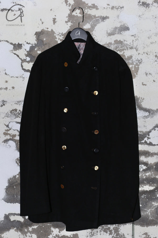 GEOFFREY B. SMALL Double-breasted cashmere jacket Silk printed lining Unisex GBS-MMJ06special3-HEI MMJ06 Color 8
